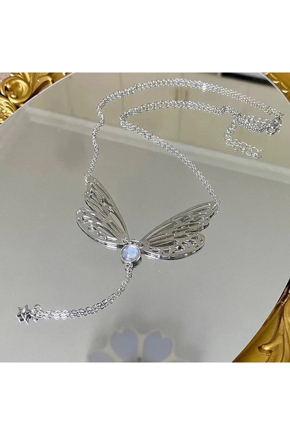 Witch Fairy Butterfly Necklace cottagecoreclothes