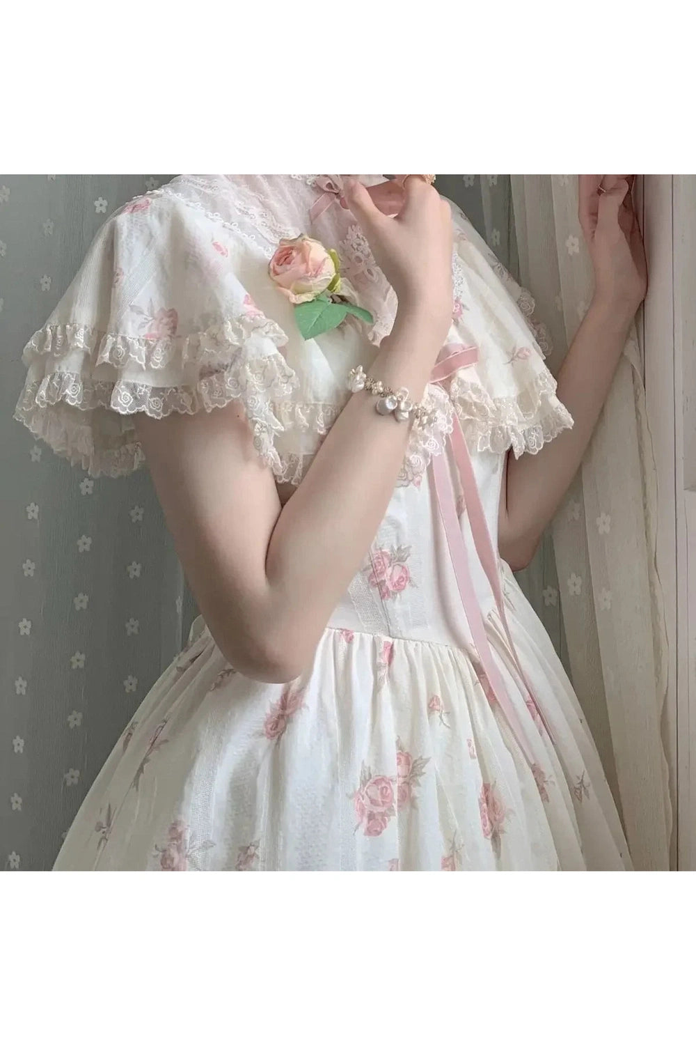 Blush Lace Whisper Dress cottagecoreclothes