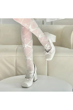 Chunky Lolita Lace-Up Shoes cottagecoreclothes