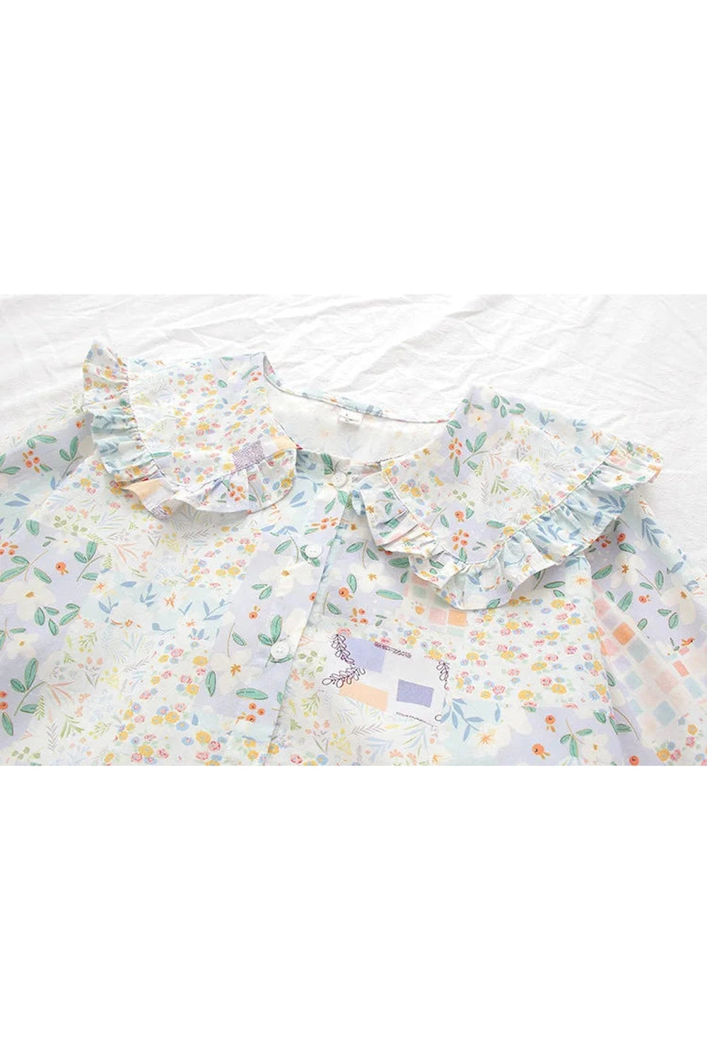 Kawaii Flower Peter Pan Shirt cottagecoreclothes