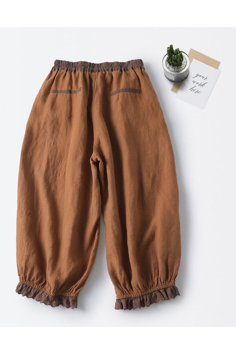 High Waist Wide-Leg Pants cottagecoreclothes