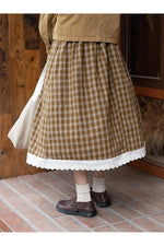 Lace High Waist Midi Skirt cottagecoreclothes