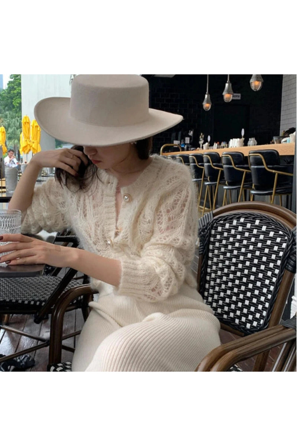 Vintage Pearl Button Knit Fall Cardigan cottagecoreclothes