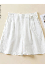 Vintage Rustic Pleated Shorts cottagecoreclothes