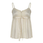 Ivory Lace Babydoll Cami Top
