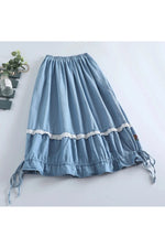 Boho Breeze Embroidered Skirts cottagecoreclothes