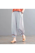 Dark Cottagecore Solid Color Harem Pants cottagecoreclothes