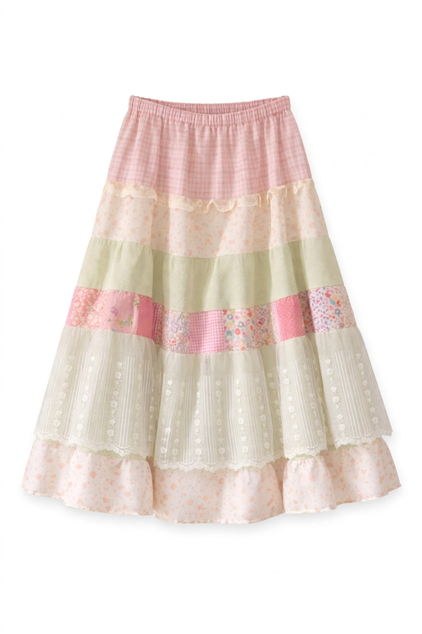 Cottagecore Tiered Skirt