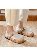 Cottagecore Striped Espadrilles cottagecoreclothes