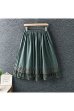 Dark Cottagecore Style Lace Skirt cottagecoreclothes