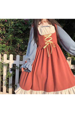 Mori Girl Long Sleeve Dress cottagecoreclothes