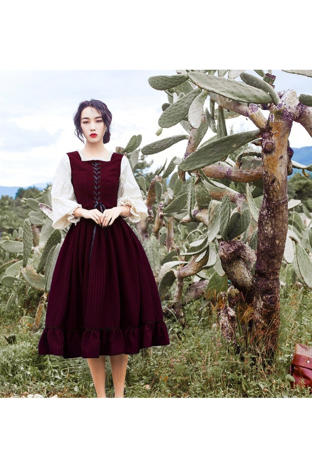 Long Mori Girl Dress cottagecoreclothes