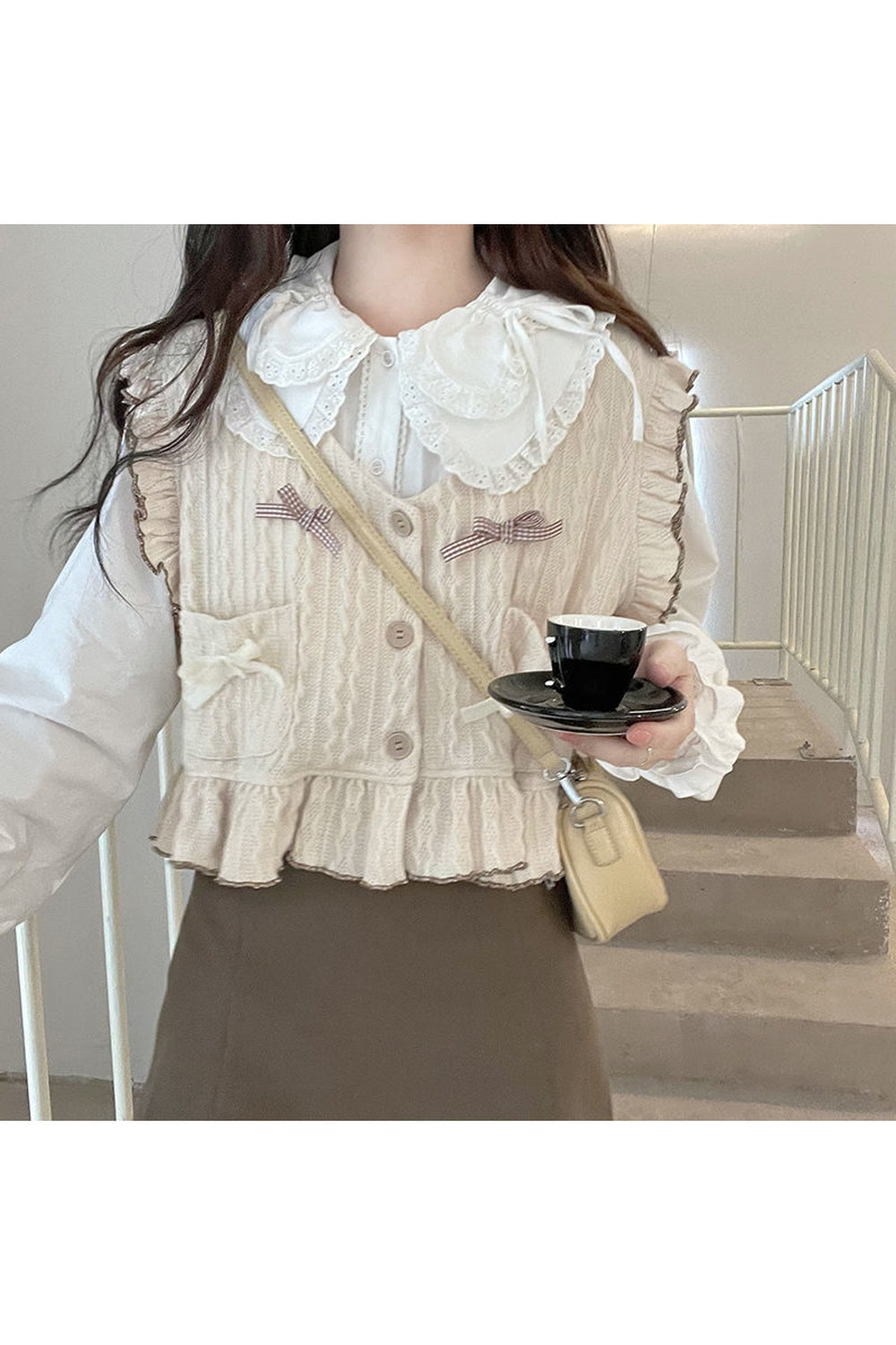 Knitted Mori Girl Style Fall Sweater cottagecoreclothes