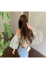 Puff Sleeve Floral Blouse cottagecoreclothes