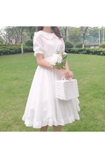 White Fairy Cute Dress cottagecoreclothes