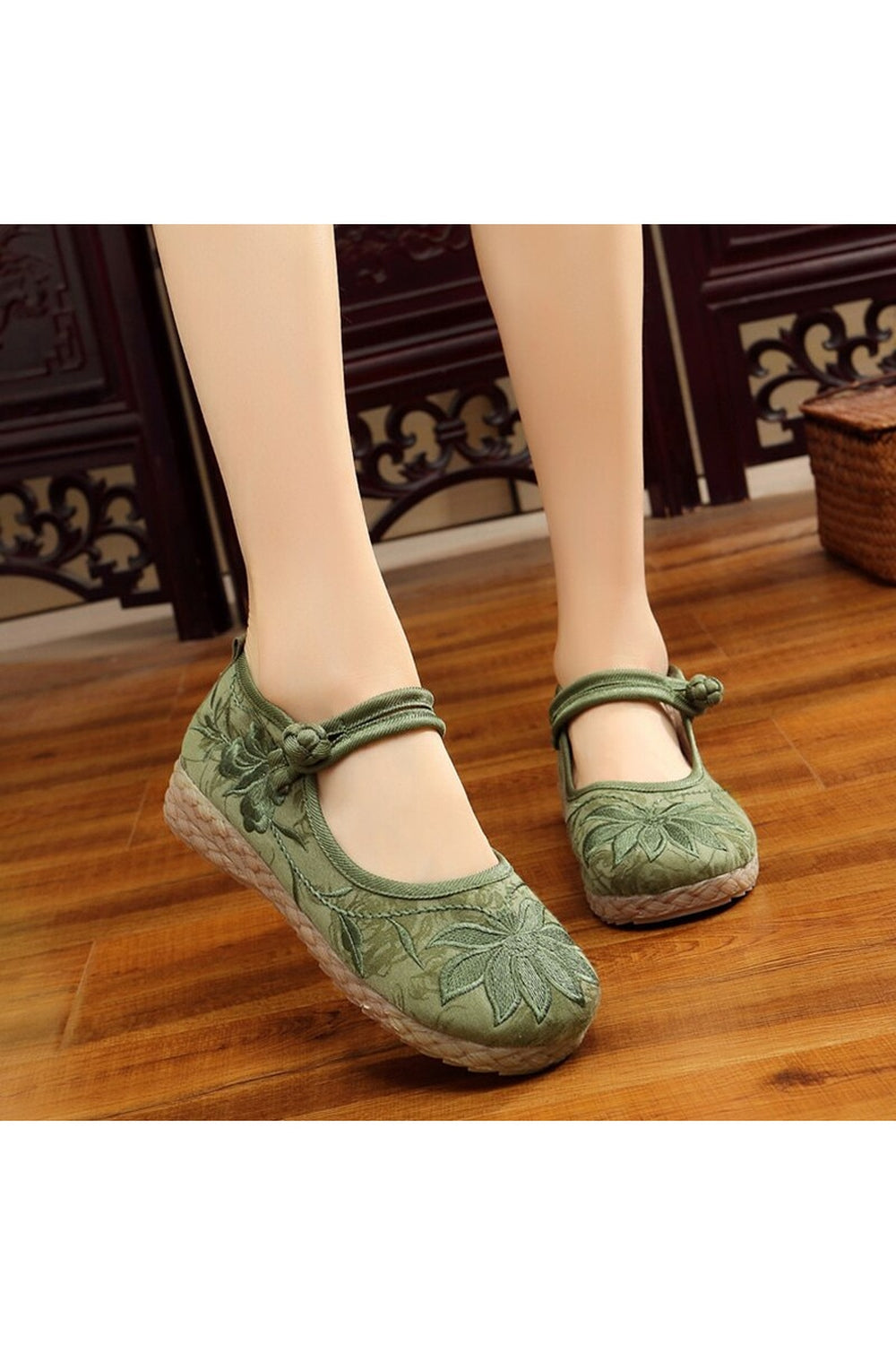 Soft Cotton Flat Shoes cottagecoreclothes