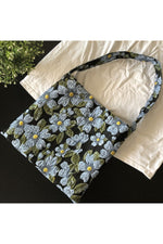 Vintage Jacquard Shopping Bag cottagecoreclothes