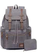 Goblincore Retro Canvas Backpack cottagecoreclothes