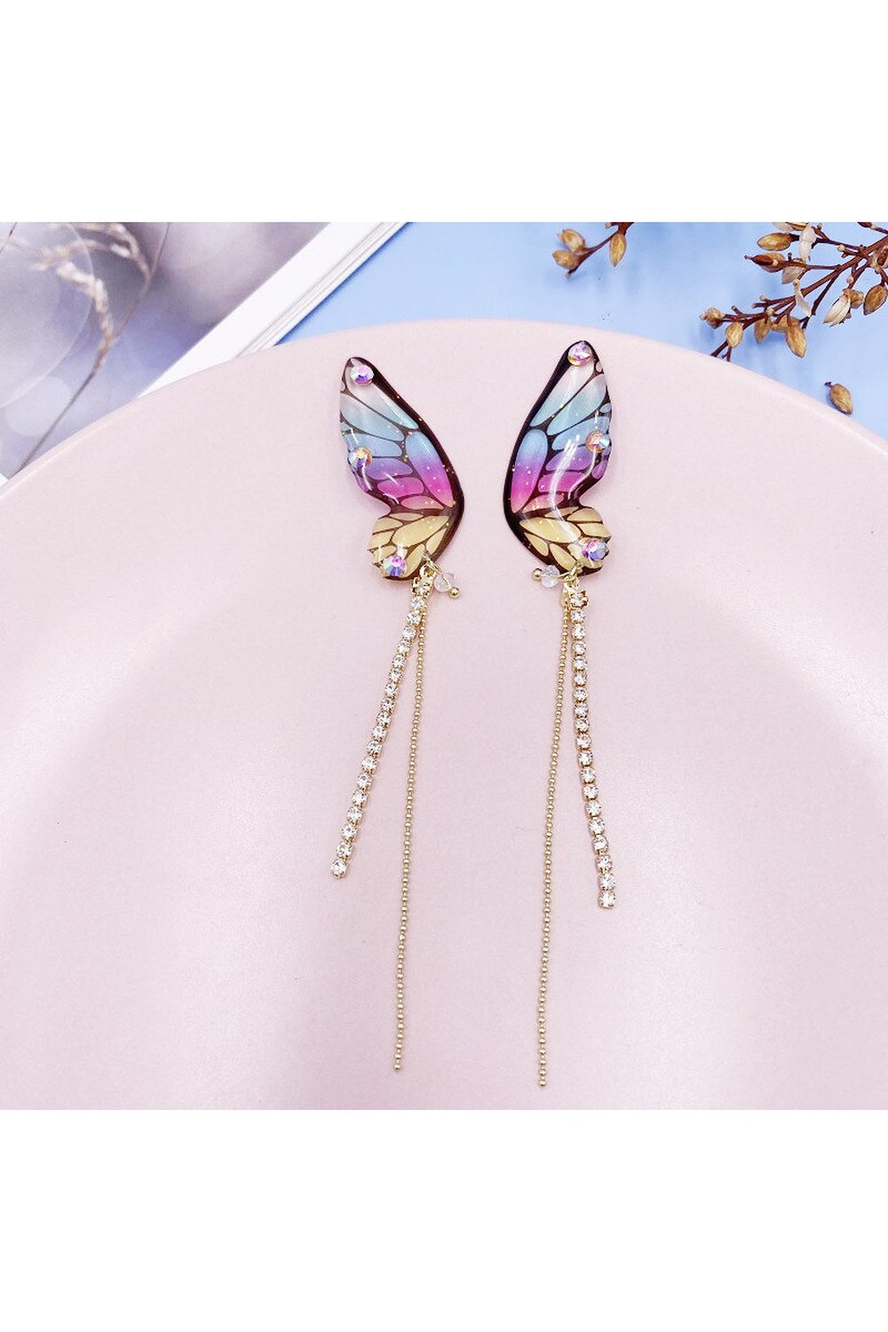 Fairycore Style Butterfly Earrings cottagecoreclothes