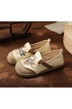 Embroidered Flat Espadrilles cottagecoreclothes