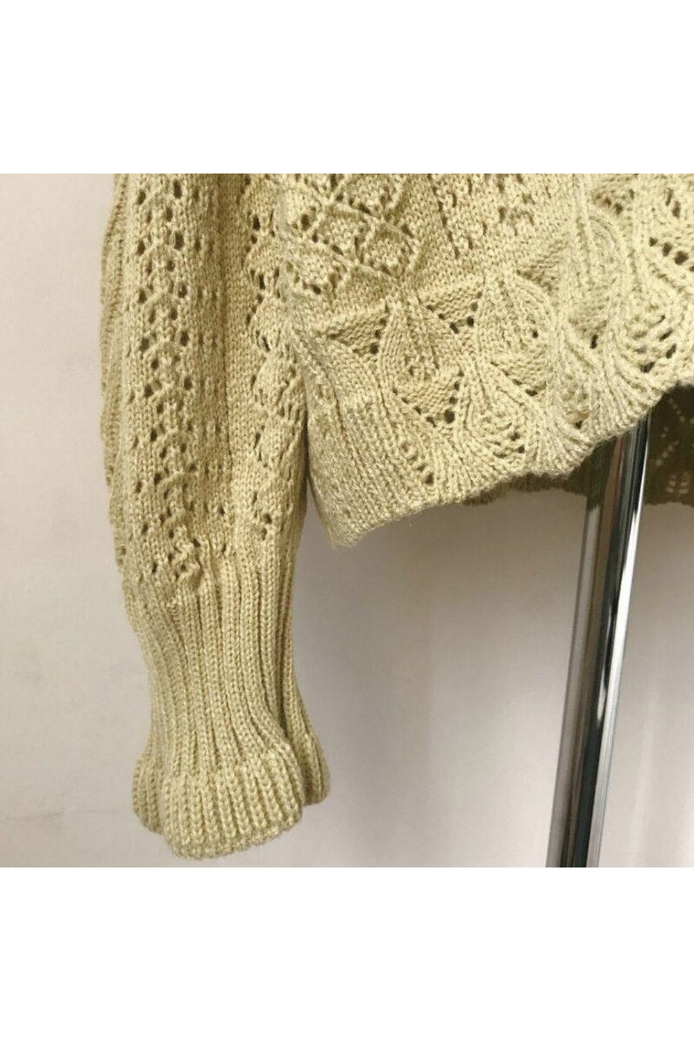 Vintage Elegant Cropped Fall Sweater cottagecoreclothes