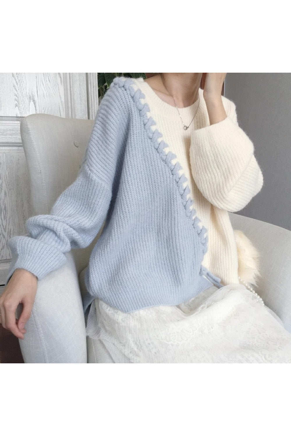 Vintage Knit Fall Sweater cottagecoreclothes