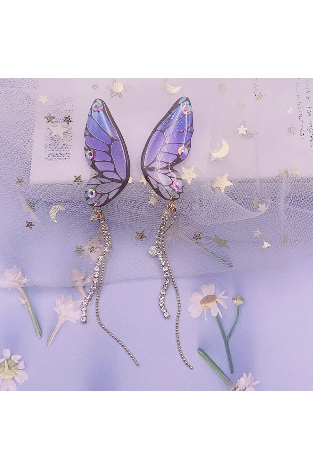 Fairycore Style Butterfly Earrings cottagecoreclothes
