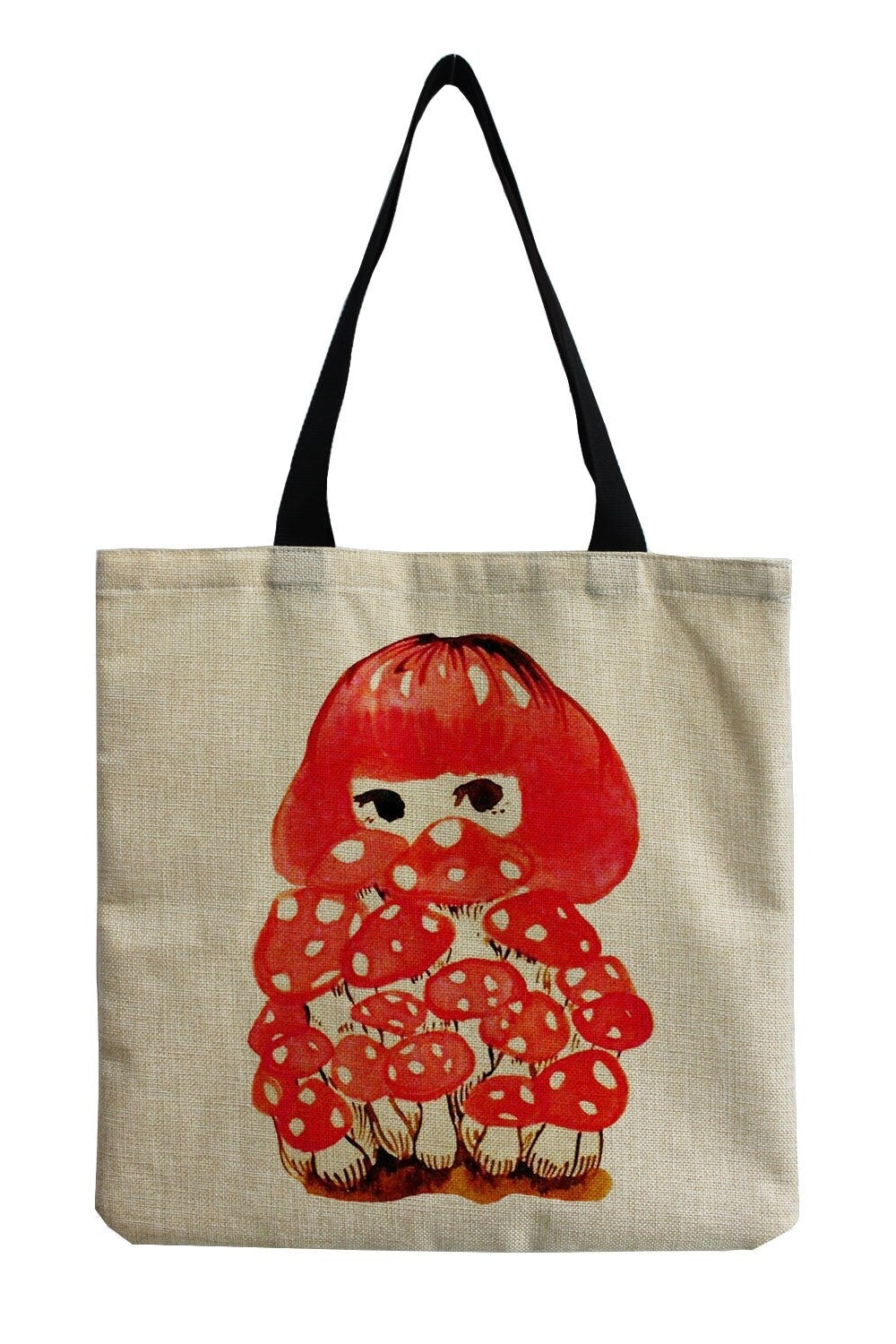 Mushroom Print Shopping Bag cottagecoreclothes