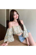 Puff Sleeve Floral Blouse cottagecoreclothes