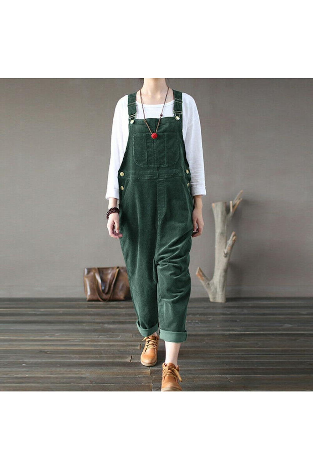 Goblincore Corduroy Jumpsuit cottagecoreclothes
