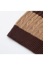 Retro Aesthetic Stripe Loose Fall Sweater cottagecoreclothes