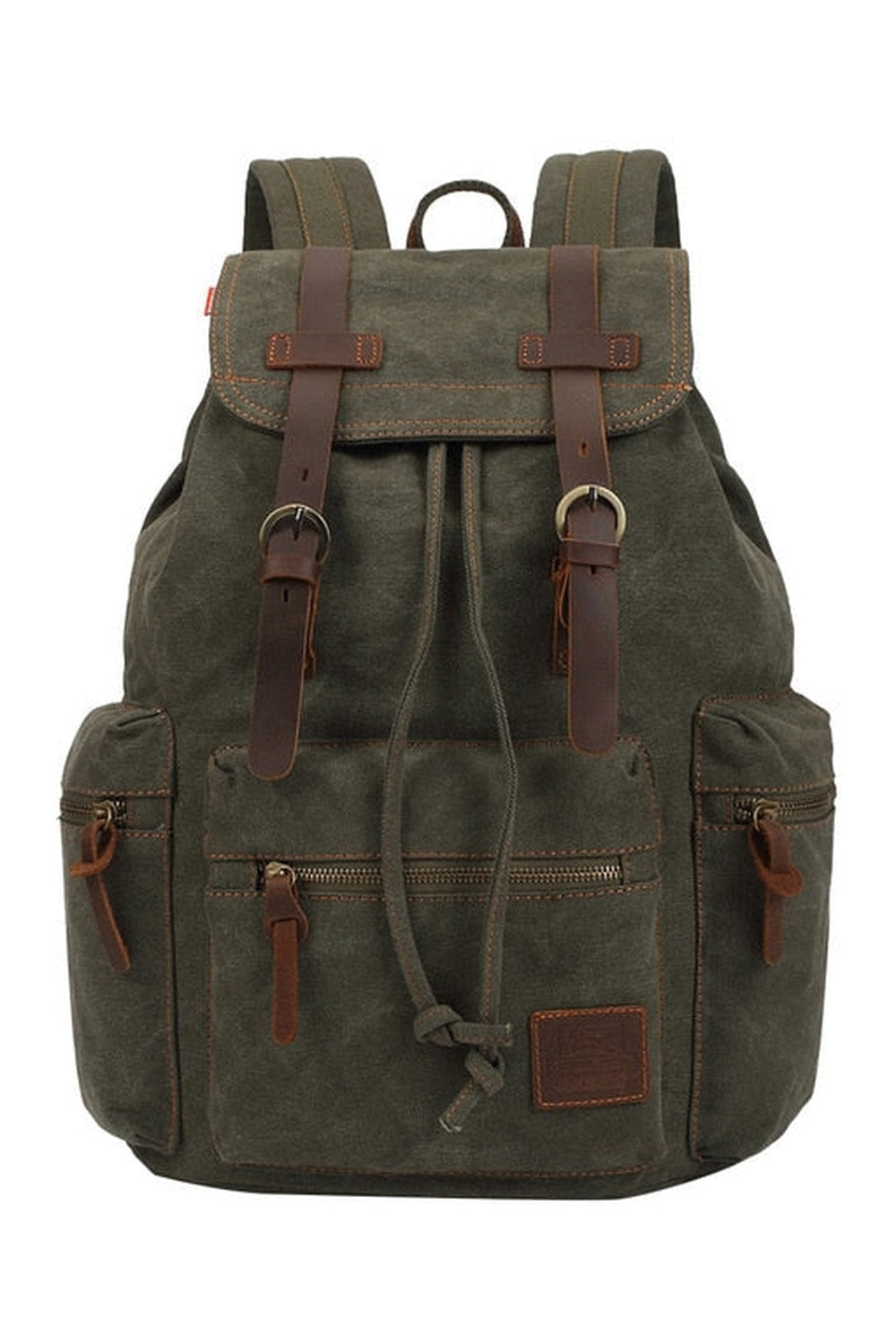 Goblincore Retro Canvas Backpack cottagecoreclothes