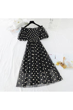 Fairycore Embroidery Mesh Dress cottagecoreclothes