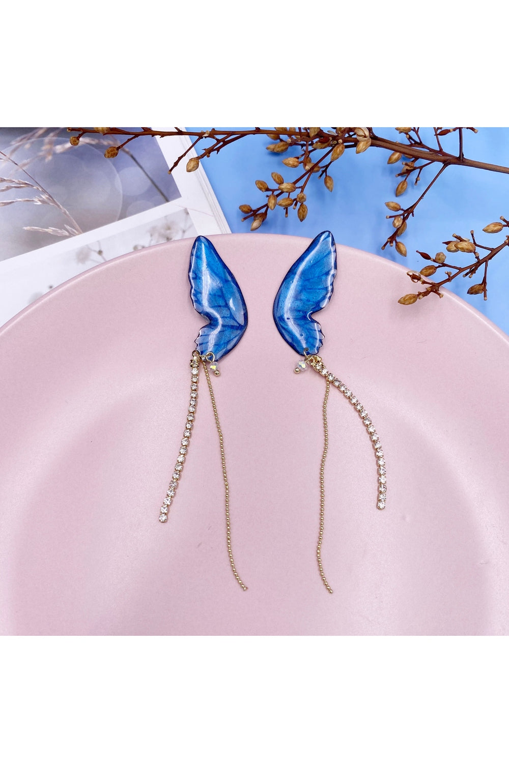Fairycore Style Butterfly Earrings cottagecoreclothes