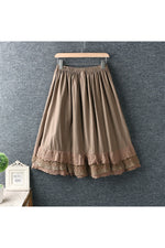 Dark Cottagecore Style Lace Skirt cottagecoreclothes