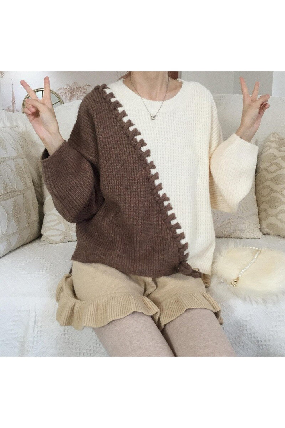 Vintage Knit Fall Sweater cottagecoreclothes