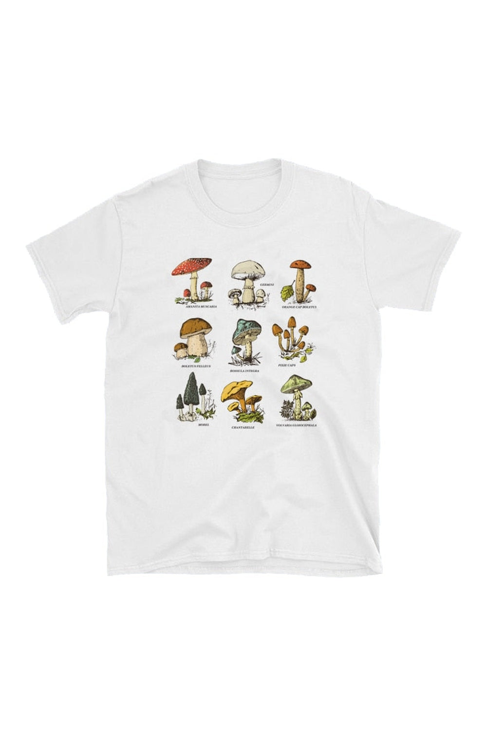 Vintage Mushroom Print T-Shirt cottagecoreclothes