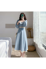 Mori Girl Blue Dress cottagecoreclothes
