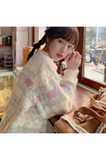 Spring Floral Vintage Fall Cardigan cottagecoreclothes