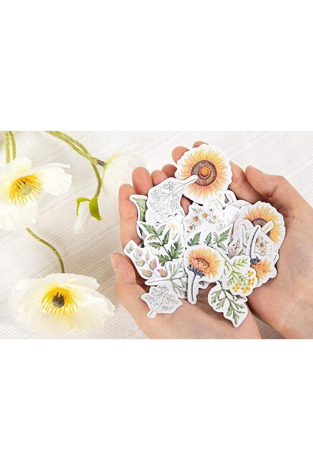 46pcs/pack Sunflower Stickers cottagecoreclothes