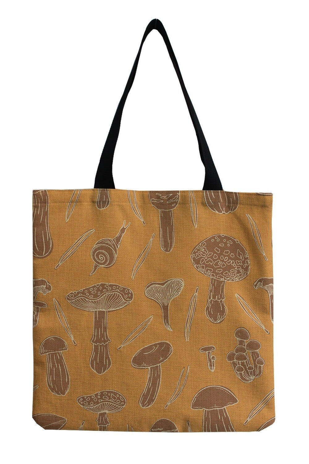 Mushroom Print Shopping Bag cottagecoreclothes