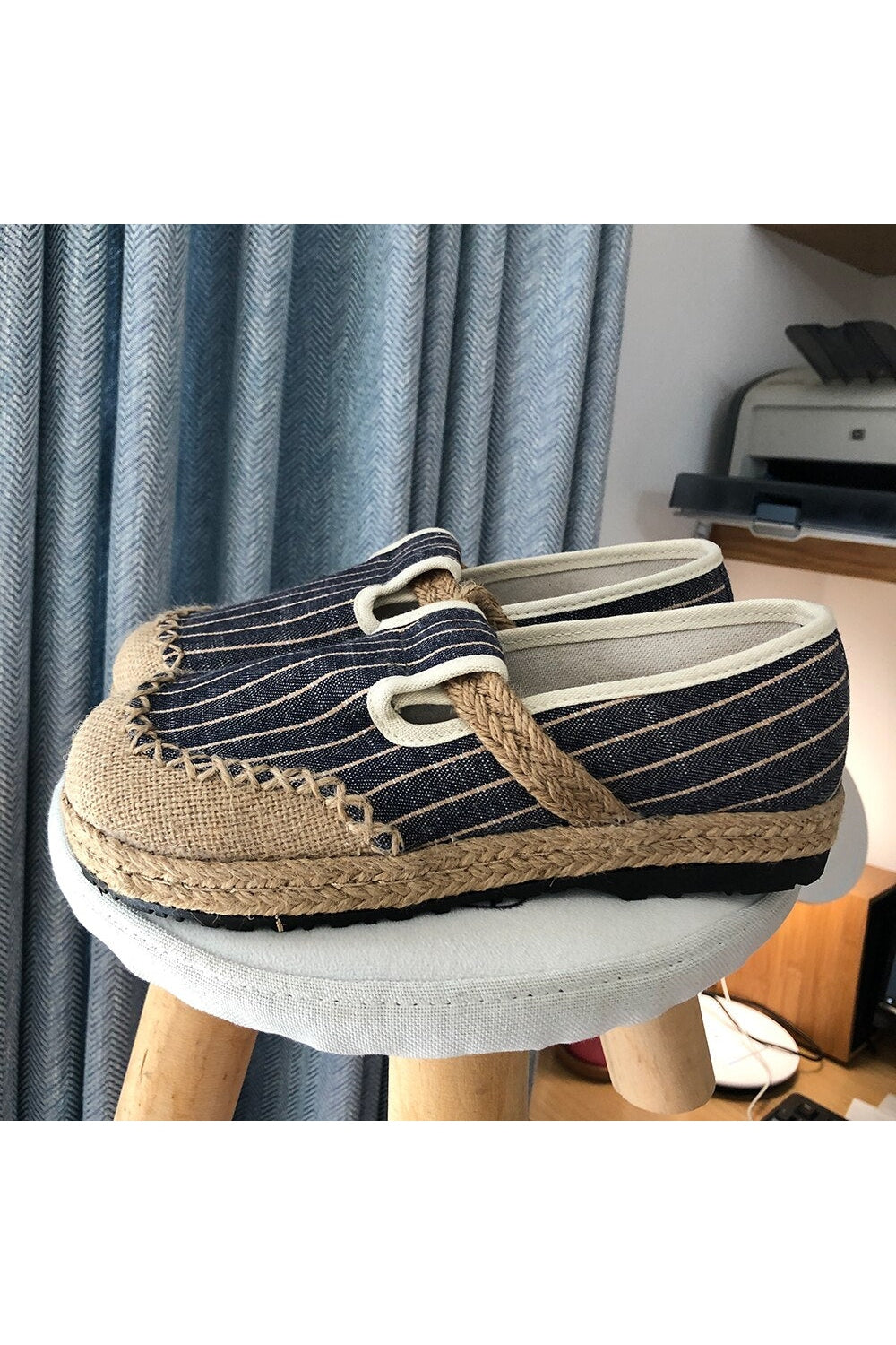 Cottagecore Striped Espadrilles cottagecoreclothes