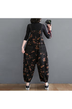 Dark Cottagecore Oversize Overalls cottagecoreclothes
