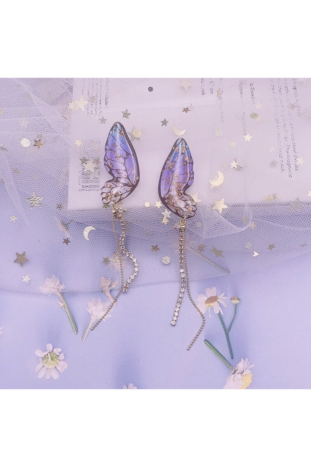Fairycore Style Butterfly Earrings cottagecoreclothes