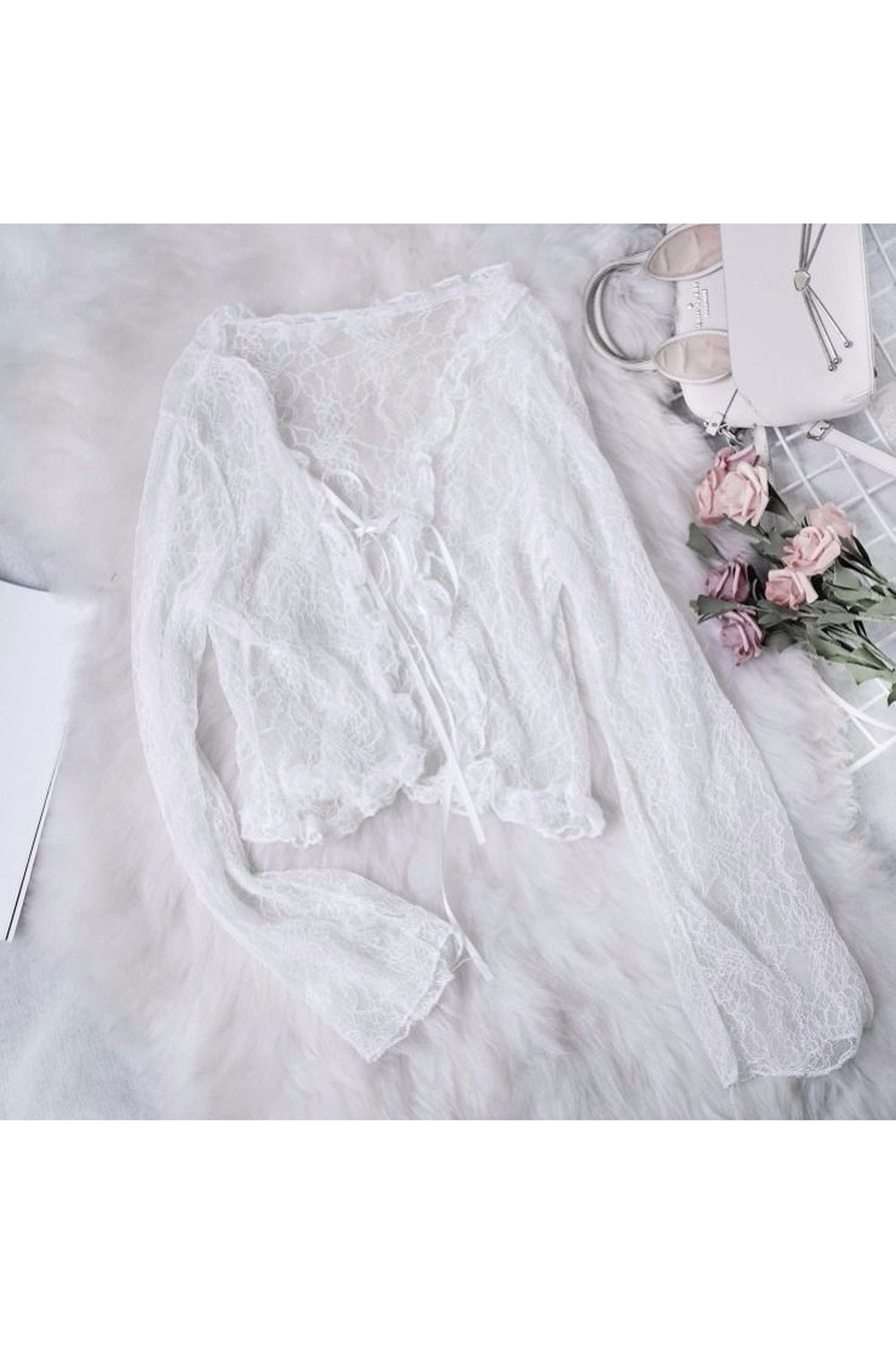 Vintage Fairy Lace Shirt cottagecoreclothes