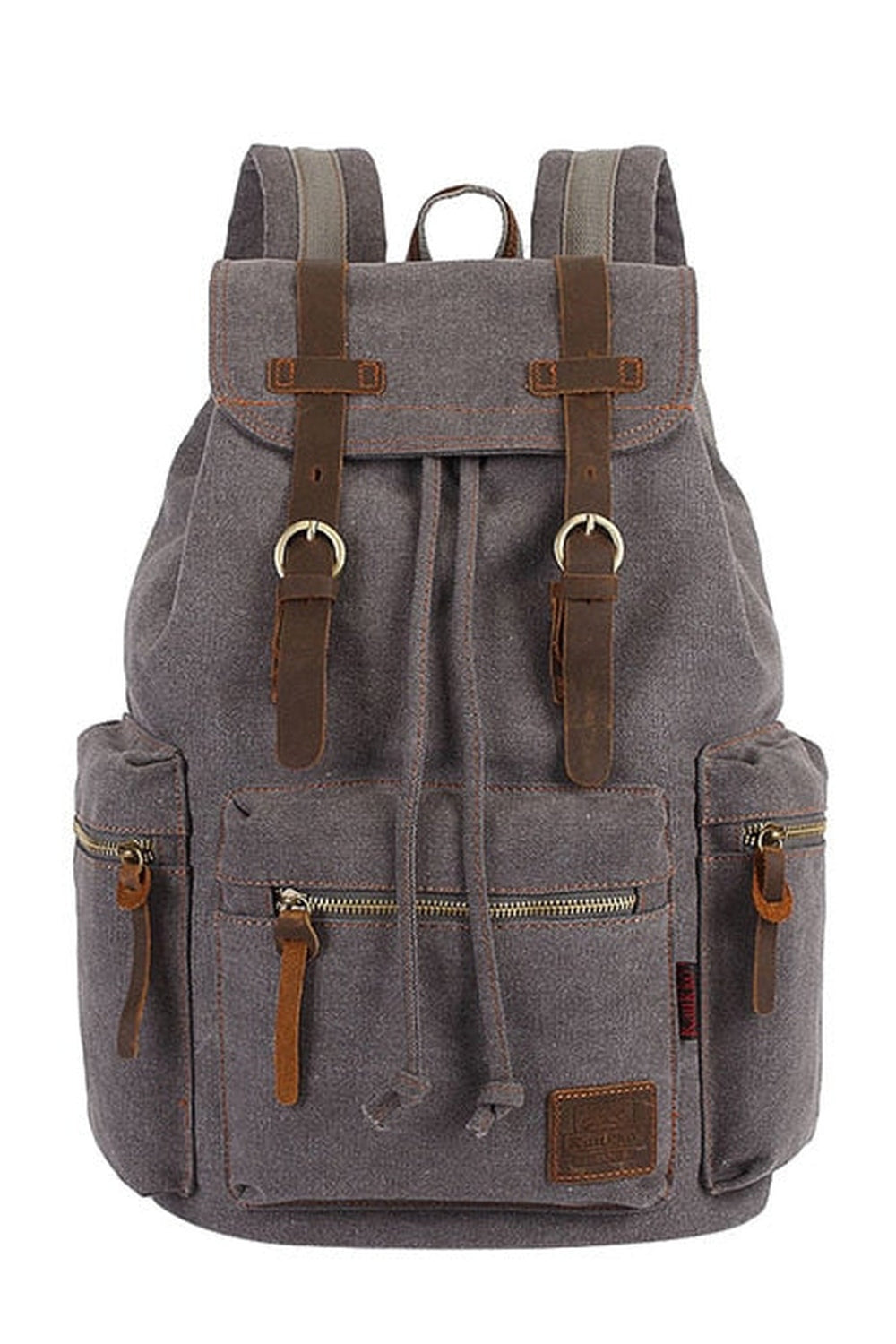 Goblincore Retro Canvas Backpack cottagecoreclothes