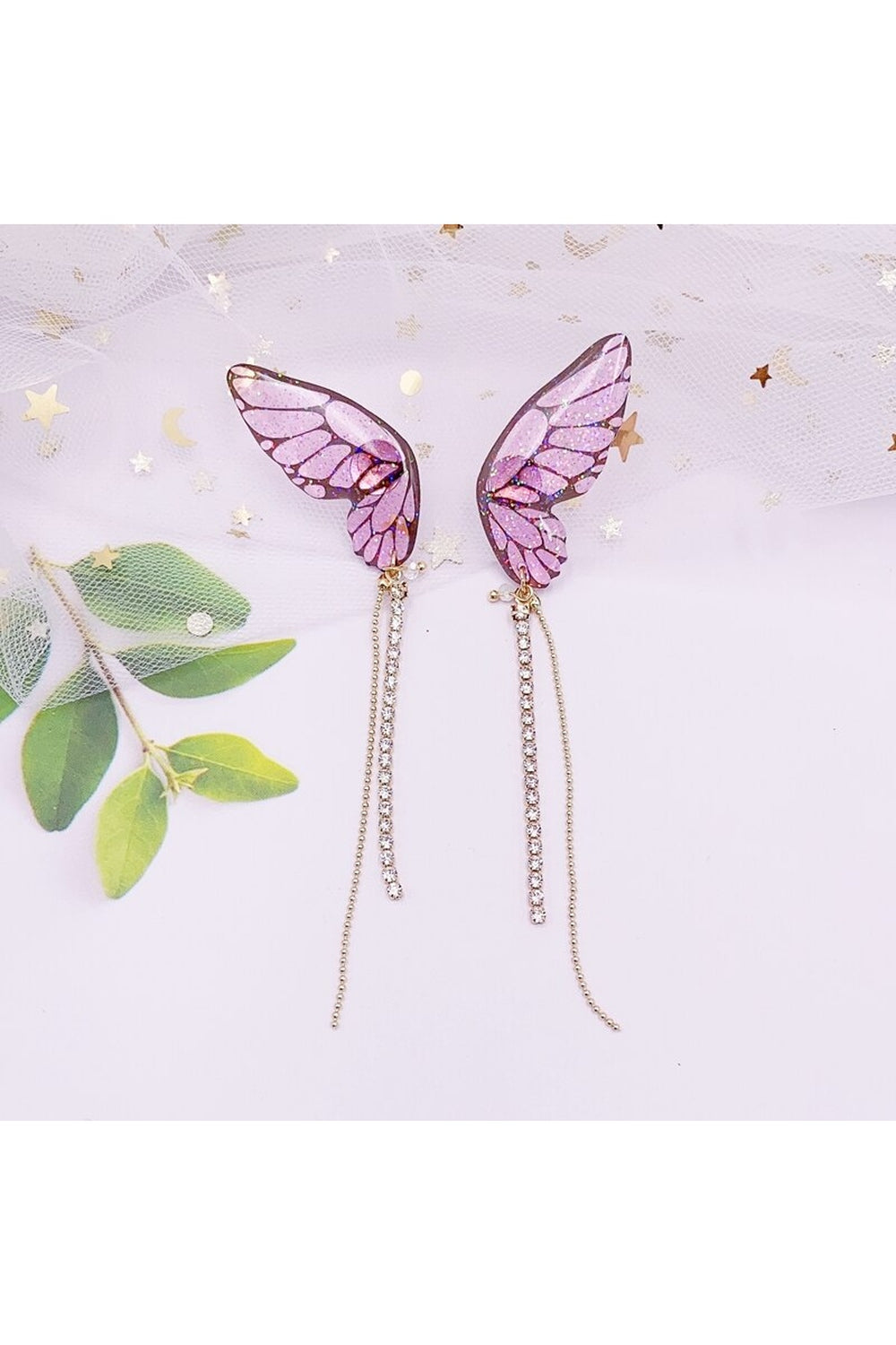 Fairycore Style Butterfly Earrings cottagecoreclothes