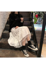 Long Tulle Vintage Skirt cottagecoreclothes