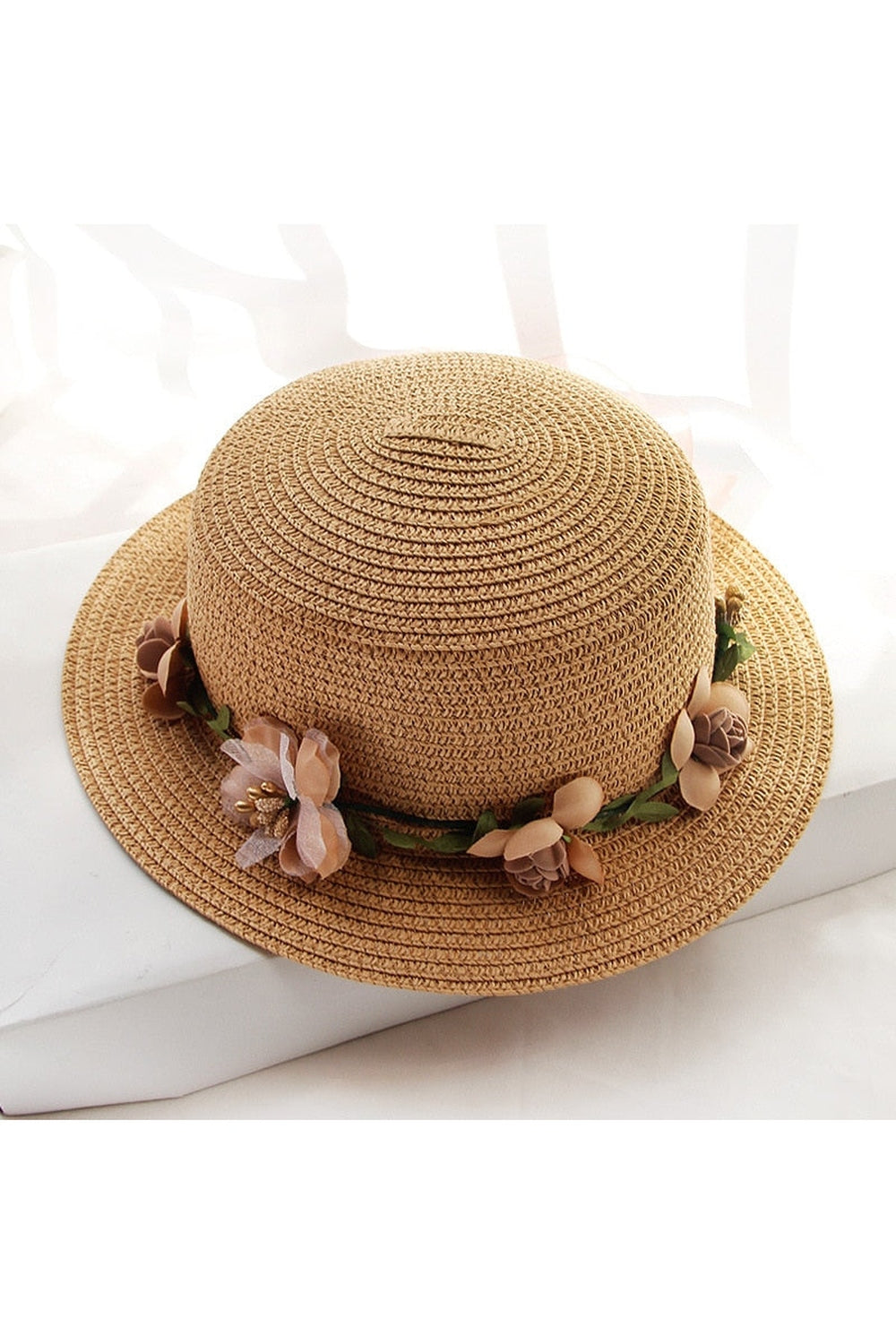 Flowers Ribbon Straw Hat cottagecoreclothes