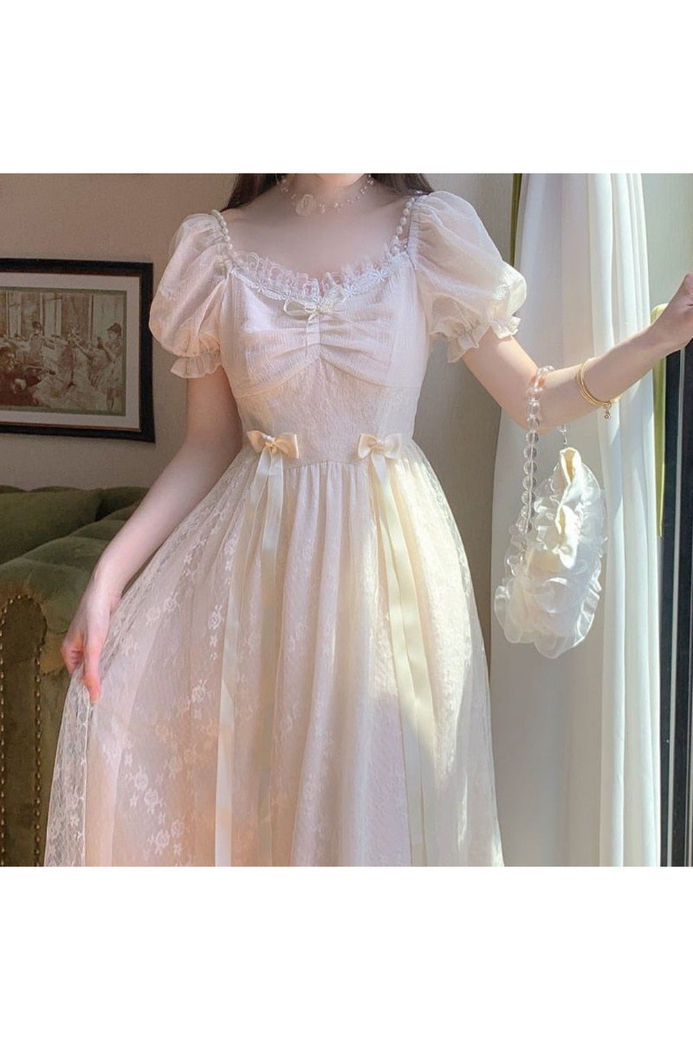 Fairycore Princess Wedding Dress cottagecoreclothes